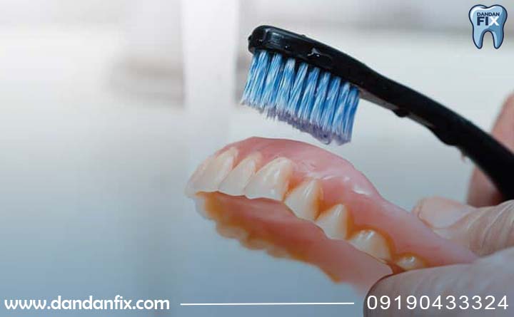 پیشگیری از تغییر رنگ دندان مصنوعی