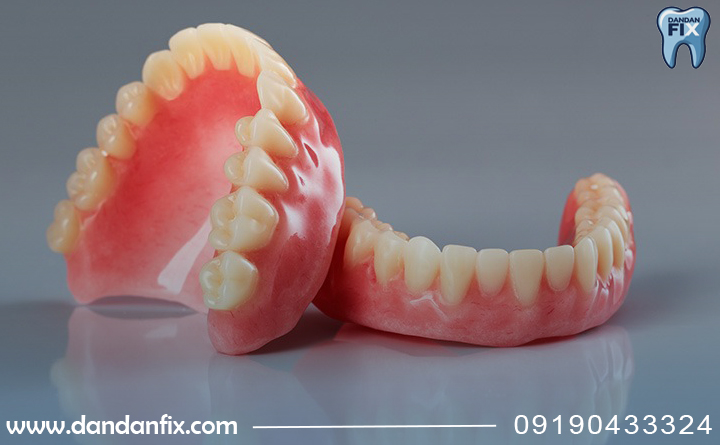 تفاوت دندان مصنوعی ژله ای و اکلریک