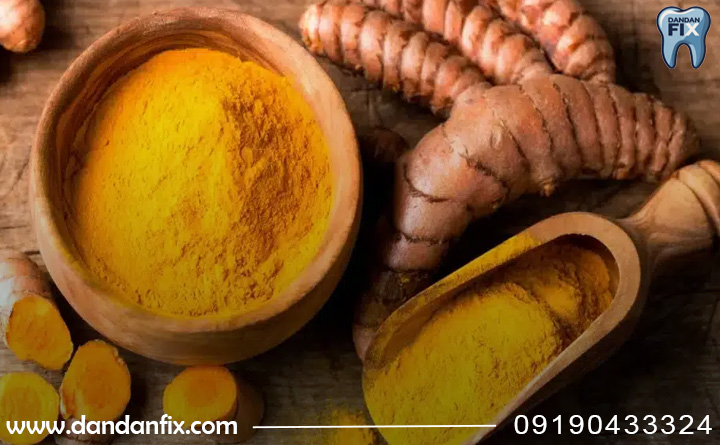 زردچوبه و نمک