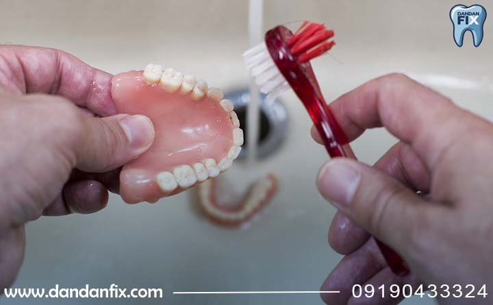 سفید کردن دندان مصنوعی در خانه