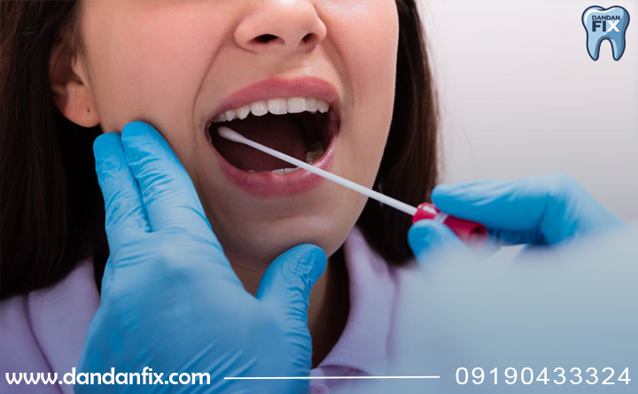 معاینه دندان ها