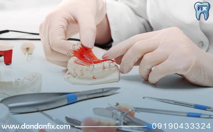 ترمیم دندان مصنوعی