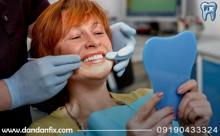 چسب دندآن دندان مصنوعی برای افراد جوان