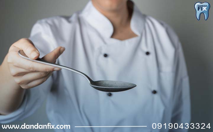 طعم فلز در دهان 